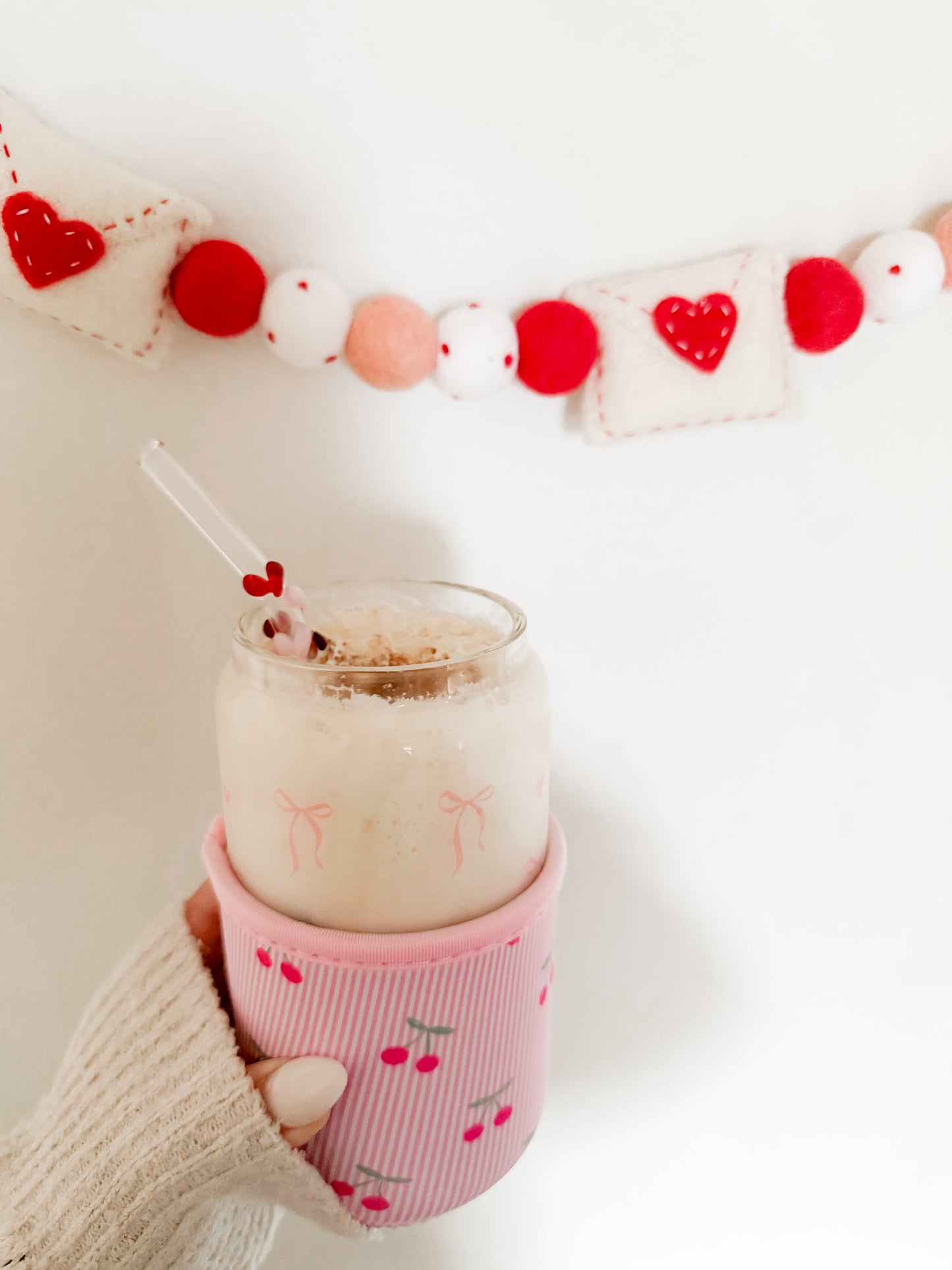 cherries cup cozy