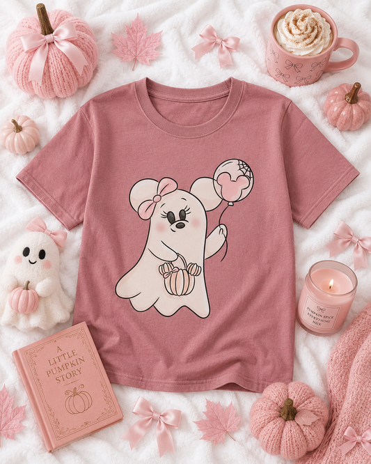 coquette ghost kids tee