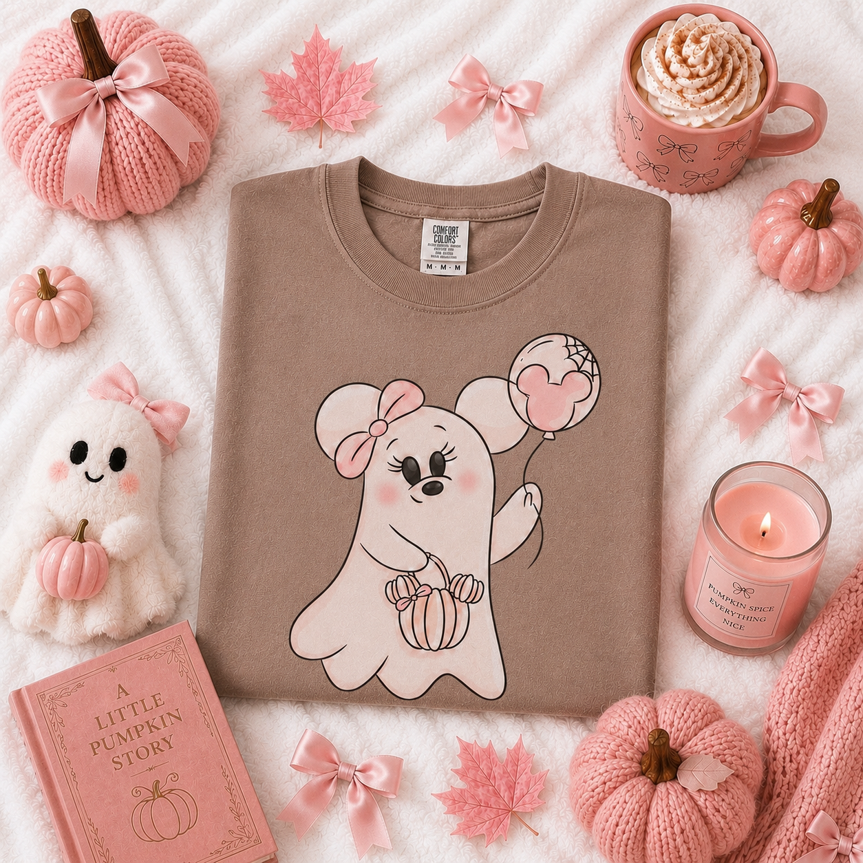 coquette ghost adult tee